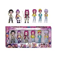 6 Pcs Set K-pop Korean Idol Demon Movie Hunters Figure Collection, Ultra-Cute Character Figurines, Perfect for Home Decor