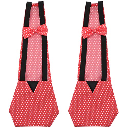 2pcs Granja Mascota Pollo aves de corral Ajustable Pañal Creativo Mascota Fisiológico Pantalones