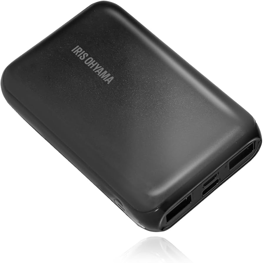 Amazon | アイリスオーヤマ モバイルバッテリー 大容量 10000mah 軽量