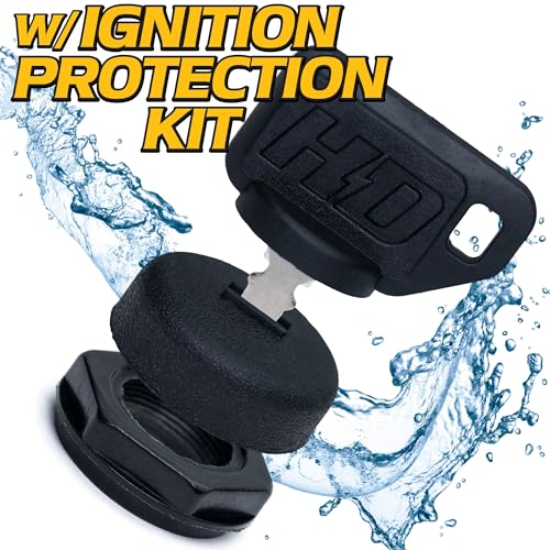 HD Switch Replaces Scag Turf Tiger SMT Series SM52 SM61 SM72 Sabre Tooth SMST Starter Ignition Key Switch - Ultimate Dual Protection Upgrade - 3 Keys & Free Carabiner