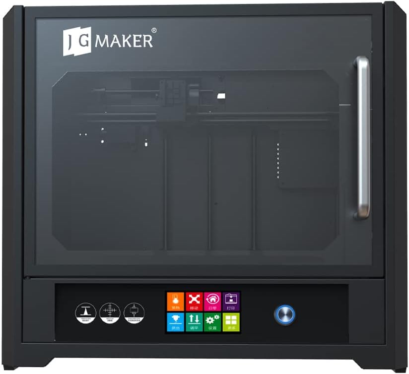 review JG MAKER A6 3D Printers Fully Closed Heated Bed Meanwell Power Optical Endstop