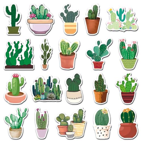20 Piezas Imanes de Cactus para Refrigerador miniatura 1