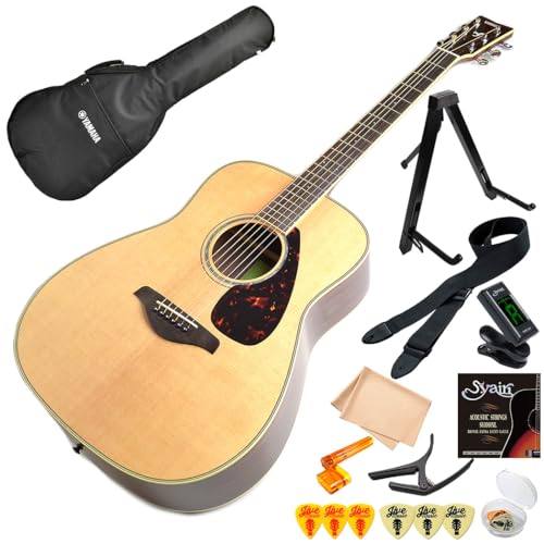アコースティックギター 初心者 セット YAMAHA FG830 NT ヤマハ アコギ 入門 11点 ナチュラル
