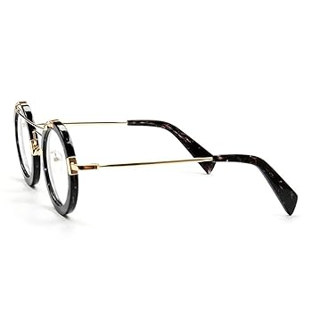 Amazon | 男女兼用メガネフレーム ビンテージ丸メガネ厚い