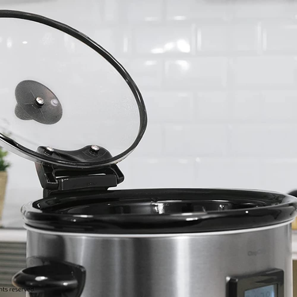 Olla de cocción lenta - Cecotec Chup Chup Matic, Cerámica, 5.5 l, Programable 24h, Temporizador, Inox
