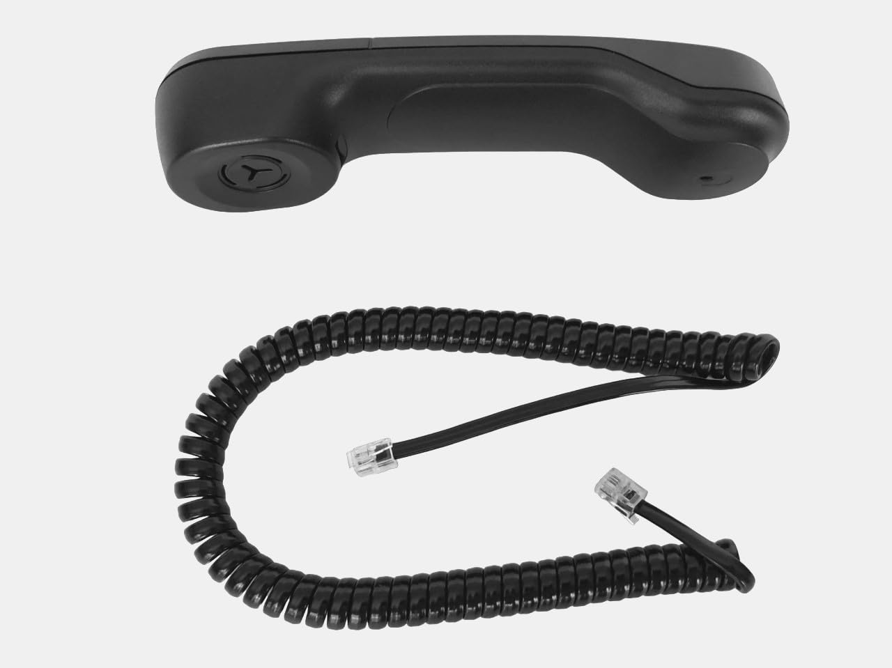 The VoIP Lounge Receptor de repuesto con cable rizado para Alcatel Lucent OmniPCX IP Touch y Digital Series Phone 4008 4018 4019 4028 4029 4038 4039 4068 8028 8029 8038 8039 8058