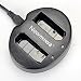 Newmowa Dual USB Charger for Nikon EN-EL14, EN-EL14a and Nikon P7000, P7100, P7700, P7800, D3100, D3200, D3300, D5100, D5200, D5300, Df