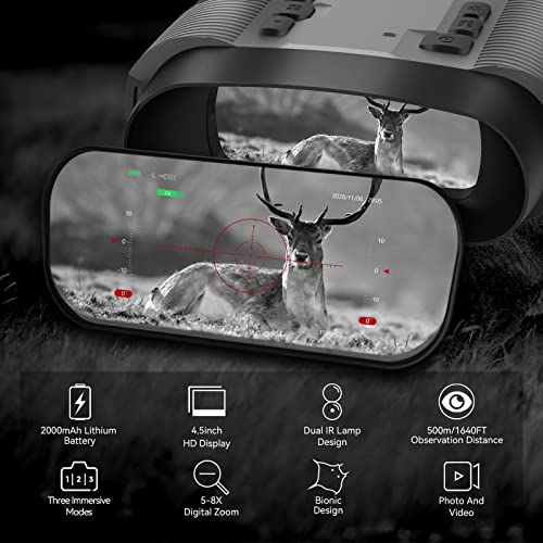 Night Vision Goggles Infrared Digital Binoculars For Day & Night