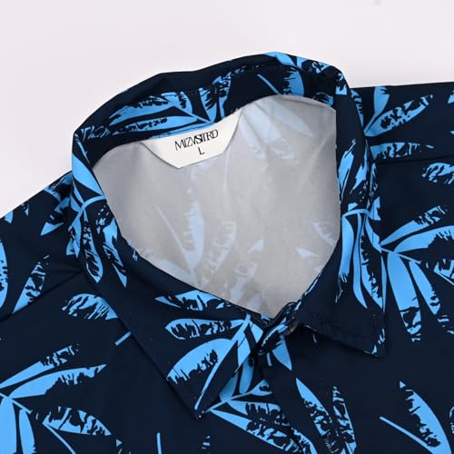 Image of Hawaiian Shirt for Men Tropical Shirts Summer Beach Button Down Short Sleeve Luau Aloha Floral Cruise Vacation Outfit 2026