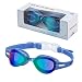 Kid Swimming Goggles, Roterdon Children Swim Goggles Eyes UV Protection Anti Fog Junior Goggle Water Proof For Teens Swim Toddler Fitness Youth Best Goggles Swimming (Blue)