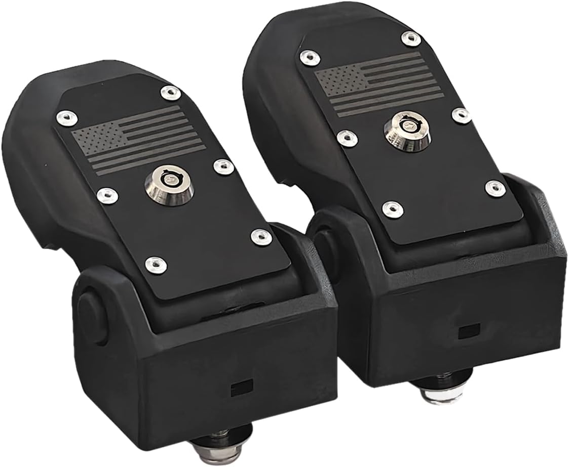 Hood Latches Locking Hood Catch Kit Fits for Jeep Wrangler JK 2007-2018