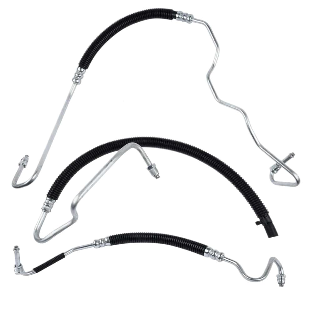 Eckykaydw Onecolor Power Steering Hose Set Compatible With Silverado And Sierra 2500 Hd 3500 6.6L V8 Turbo Diesel 2001 2002 2003 2004 2005 2006