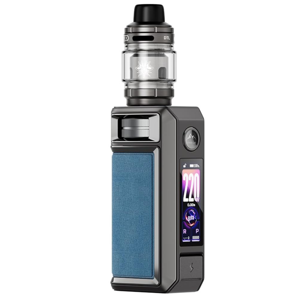 VOOPOO DRAG 6 E-Zigarette Kit 220W – Vape Starter Set mit Tank, Adjustable Wattage, Einstellbarer Airflow & GENE.FAN 2.0 Chip, kompatibel mit PnP-X Coils (Gunmetal)