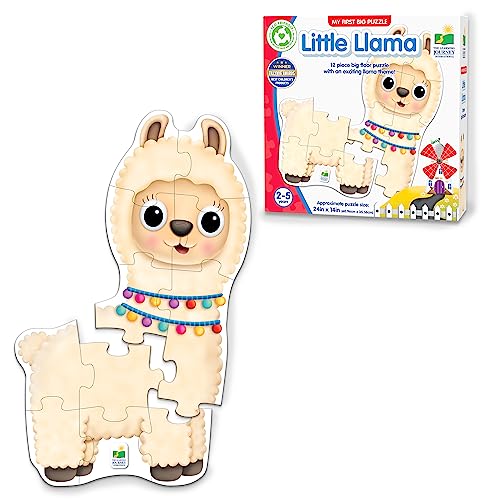 The Learning Journey: My First Big Floor Puzzle – Little Llama - Toddler Puzzles and Activities for Children Ages 2-5 Years (12 Large Pieces)