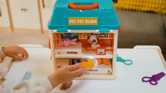Amazon.com: Lehoo Castle Veterinarian Playset for Kids Girls