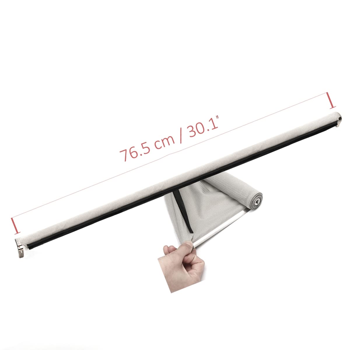 LST Schiebedach Blende Rollo Gleiter grau 1K9877307B Q5