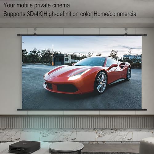 Pantalla manual portátil para proyección 60'' 16:9 miniatura 7