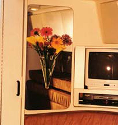 Gadjit Vinyl Window Vase Contemporary Style - Vase Suctions To Windows And Mirrors, Holds Bouquet Of Flower Stems And Water, Clear Flexible Vinyl #TOP3