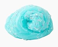 Vista 3 de Cuentas de bingsu transparentes iridiscentes de 1.76 oz de slime crujiente, cuentas de tubo de paja suaves y ligeras para ASMR, manualidades, dijes