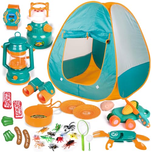 Kids Camping Set with Pop Up Play Tent