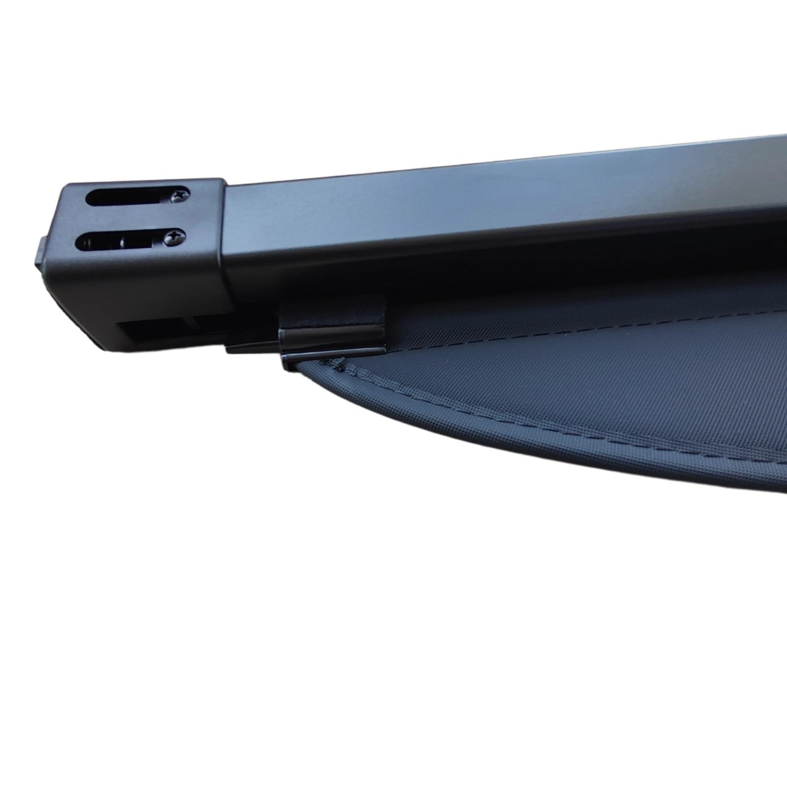 GEPCO Laderaumabdeckung Rollo kompatibel mit Mercedes-Benz ML (W164) 2005-2011 | Kofferraumabdeckung Hutablage Gepäckraumabdeckung | Kofferraumrollo Sichtschutz Schwarz | OEM A1648100109