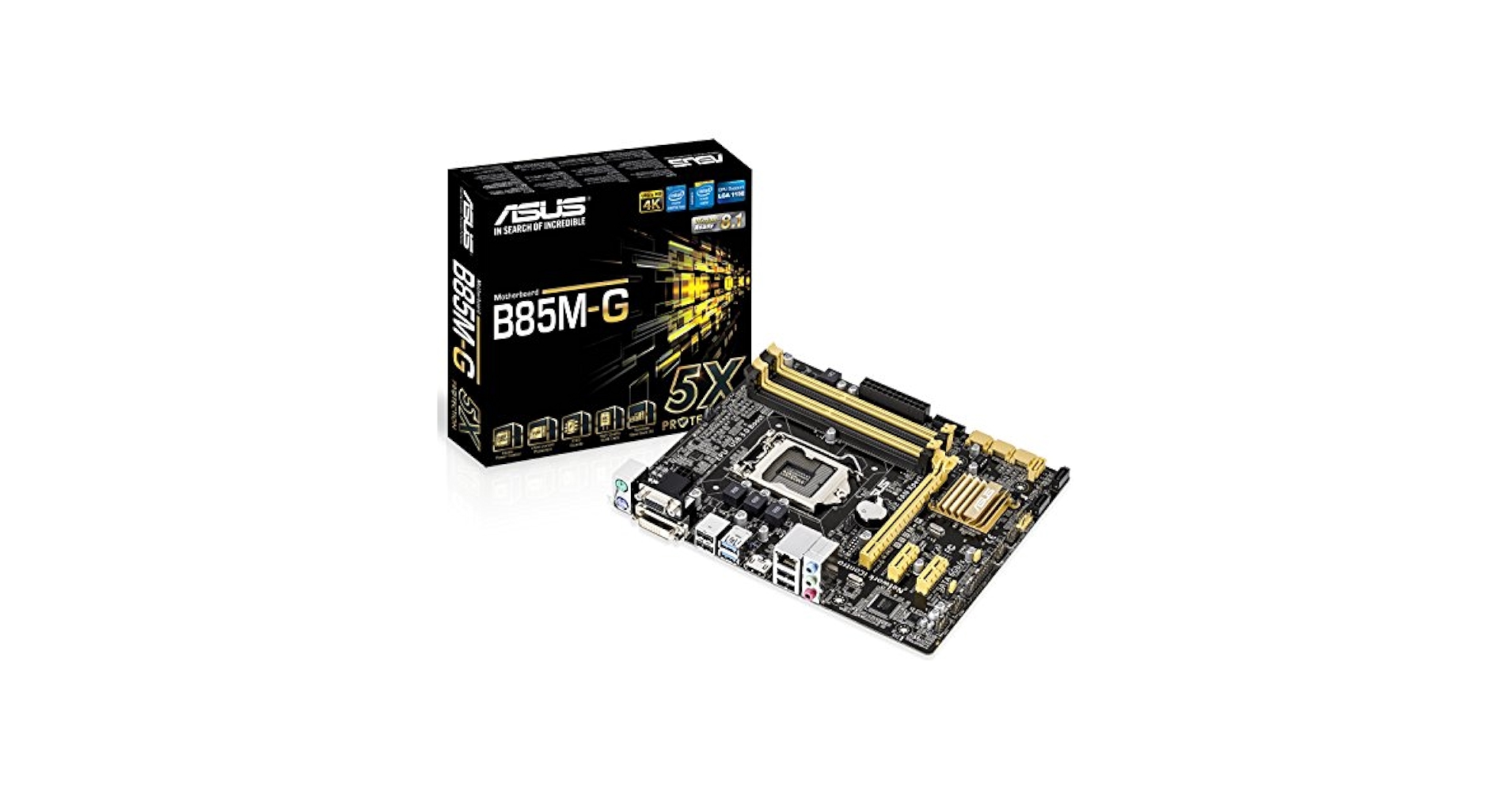 新品 ASUS B85M-G(LGA1150)+メモリ(24GB)付き Amazon.com: ASUS Micro ATX DDR3 1600 LGA 1150 Motherboard