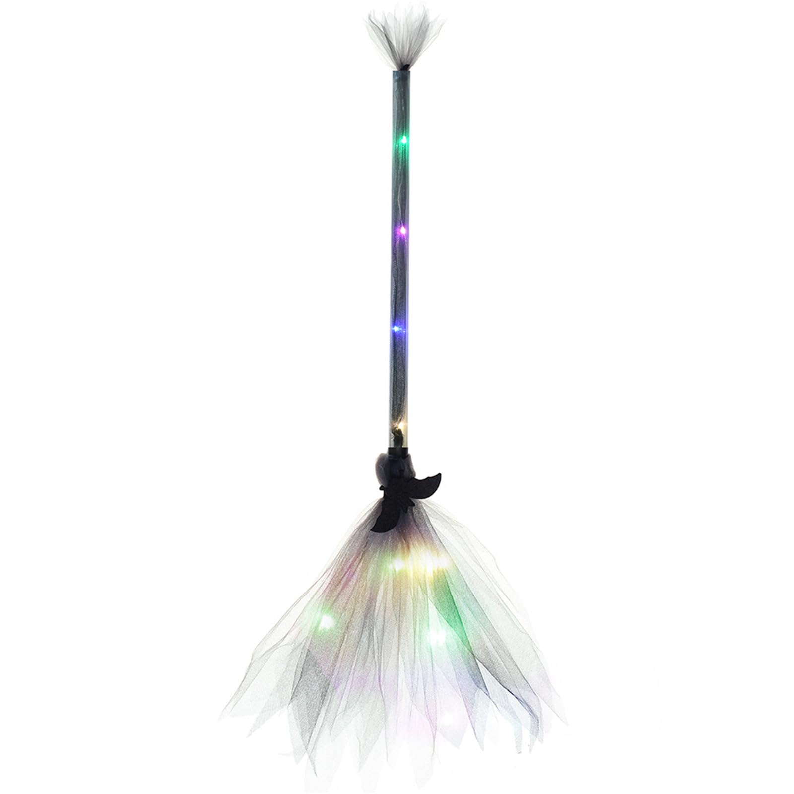 Xinsheinelry Glowing Halloween Led Broom Decorative Ornament Decorative Supplies for Festival Holiday Costume Cosplay Props Costume Accessory