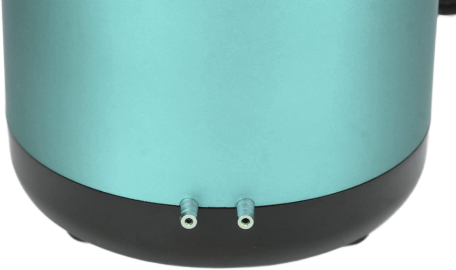 Aquarium Oxygen Pump, 5.5W Double Outlet Volume Sufficient Bubbles Fish Tank Air Pump with Air Tube Check Valve for Fishponds (US 110V)