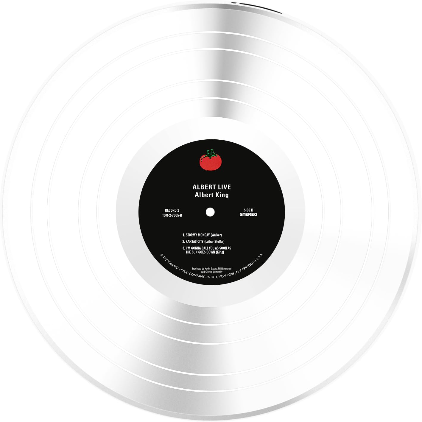 Albert Live Tomato Records Blanco Y Negro 2LP