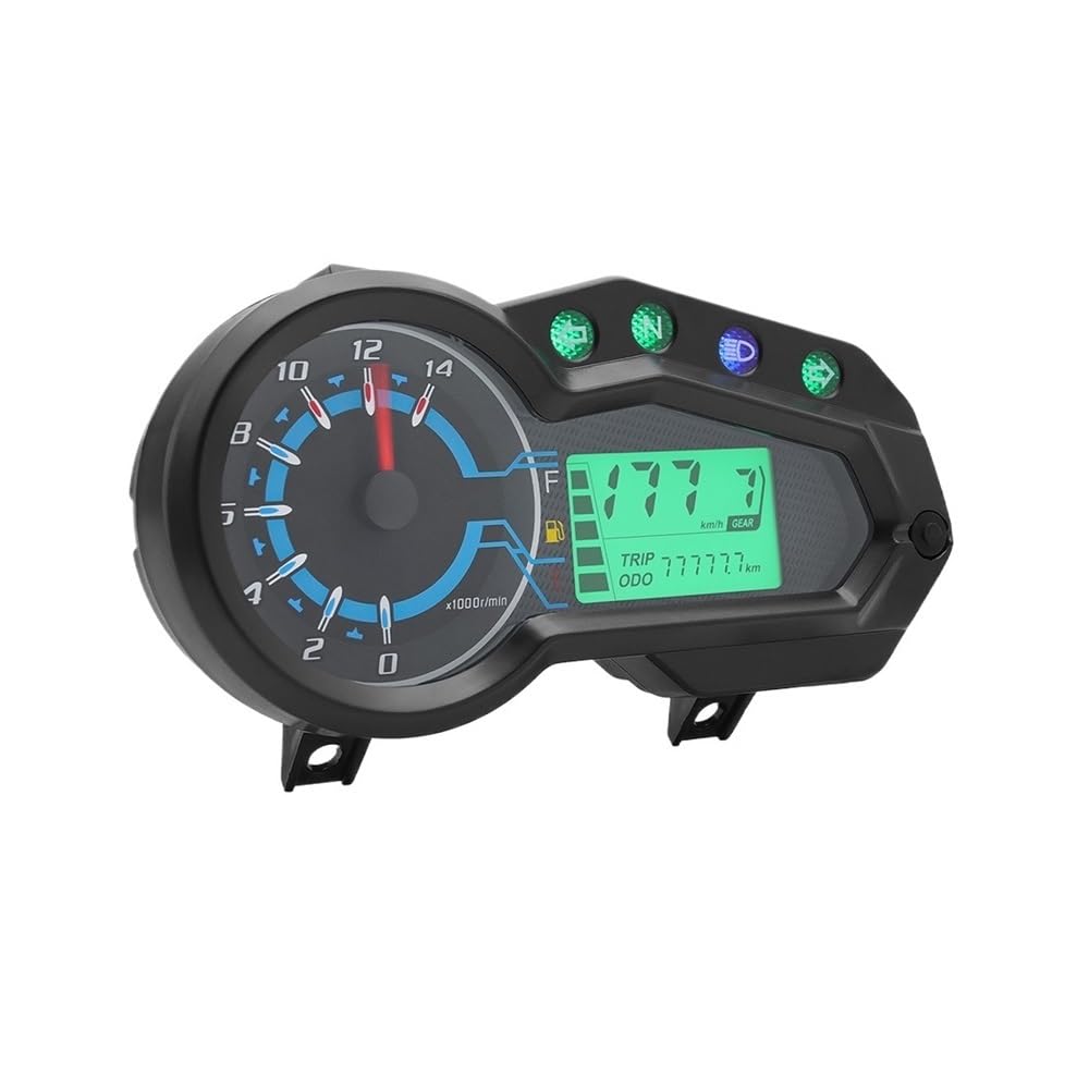 Moto Contachilometri Indicatore per quadro strumenti tachimetro della motocicletta Misuratore moto 12V per strumento digitale per misuratori per ITALIKA