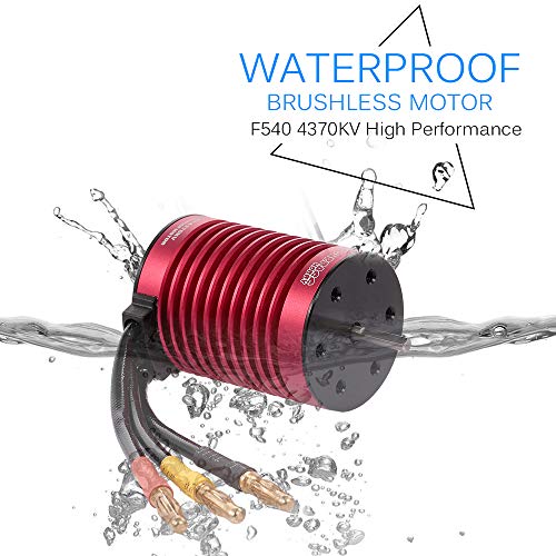 Goolrc Surpass Hobby F540 4370Kv Brushless Motor Waterproof 45A Esc With Bec For 1/10 Rc Car Truck #TOP6