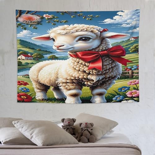 Mouton mignon décoration de salle tendre pour créer un nid douillet à la maison 150x200