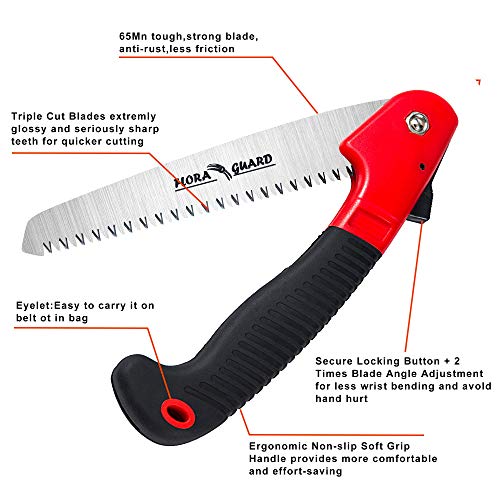 Flora Guard HS1027 Folding Hand Saw, Camping/Pruning Saw thumb #3