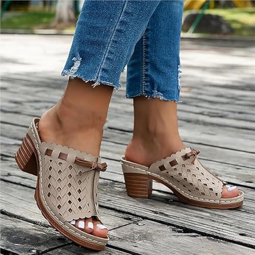 Graddi Archrelief Sandals, Arched Hollow Orthopedic Platform Chunky Heels Sandals, Wide Orthopedic Sandal for Women4