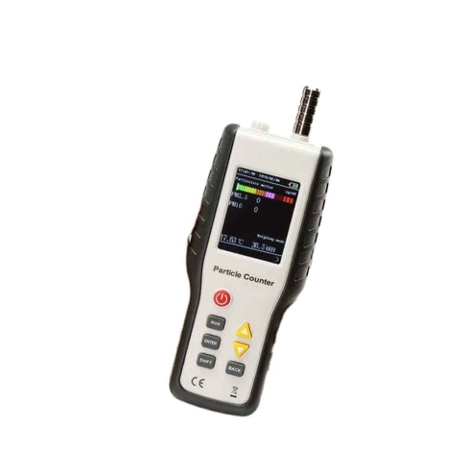 Detector de Gas, Tamaño de partículas Seis Canales 0,3,5, 1, PM2. PM10 Detector Contador Polvo Monitor Calidad del Aire para el Trabajo y el hogar