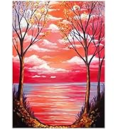 BDUREF Diamond Painting Set für Erwachsene Diamond Painting Kits 5D DIY Diamantmalerei Basteln Bi...