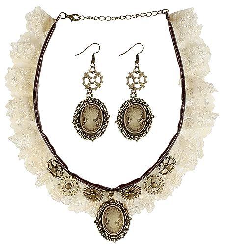 Widmann 09774 - Collar de Encaje y Pendientes