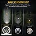 UCYAR 7 Inch LED Headlights Round H6024 for Off-road Compatible with 2008 2009 2010 2011 2012 2013 2014 2015 2016 Jeep Patriot, DOT Approved Headlight High Low Sealed Beam DRL Turn Signal Light