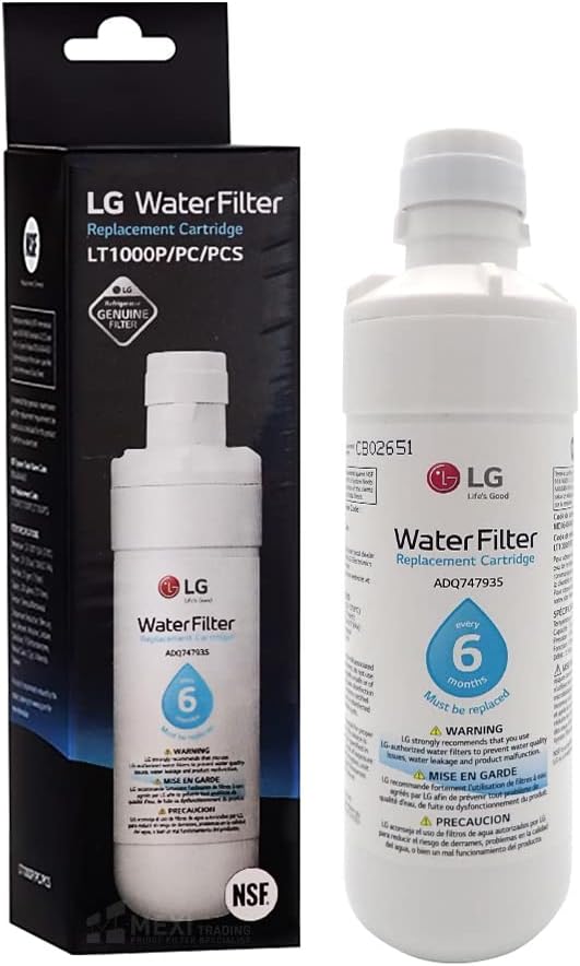 3-Pack Replacement Air Filter For LG Refrigerator (Model LT120F, ADQ73214404) - Grey