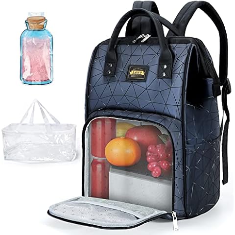 Lekesky Multifunktional Rucksack Damen mit Isolierfach Cover