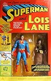 Superman stands approximately 6.63" and comes with two removable capes (one for standing, the other for flying), two sets of hands and a chunk of Kryptonite. Lois Lane stands approximately 6" and comes with two sets of hands, a cloth skirt and remova...