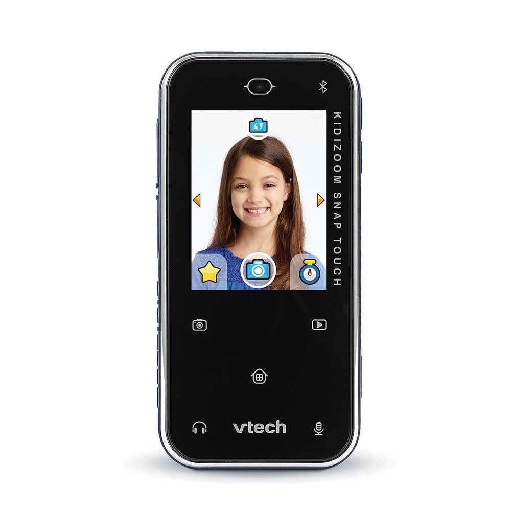 VTech, KidiZoom Snap Touch Blue, Portable Digital Camera, Photo, Selfie, Video, Colour Touch Screen, MP3 Player, Bluetooth - Image 4