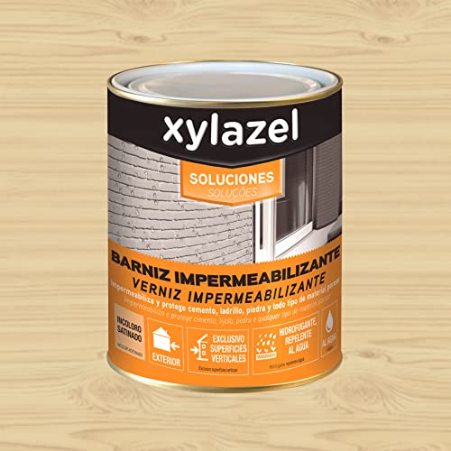 Xylazel Soluciones Barniz Impermeabilizante Satinado Incoloro 750 ml