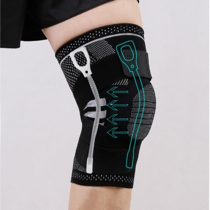 Bandage Support Sports Knee Pads Silicone Shock-absorbing Outdoor