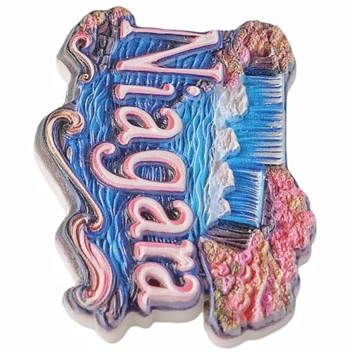 Imán decorativo 3D Niagara Falls Canadá para refrigerador miniatura 5