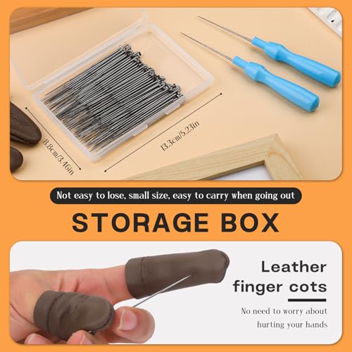 image for QMNNMA 100Pcs Needle Felting Needles, Needle Felting Tools for Beginne