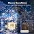 Christmas Double Head Snowflake Projection Lights, Fagele Outdoor LED Christmas Lights IP65 Waterproof, Rotating Snow Lamp Brighter LED Landscape for Xmas Holiday Party Decoration