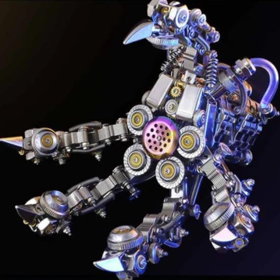 Metalowe puzzle 3D dla dorosłych, zestaw modeli do składania pazurów smoka, ozdoba DIY - rękodzieło montażowe Łamigłówka idealny wystrój pokoju i wybór prezentów, 800 + szt