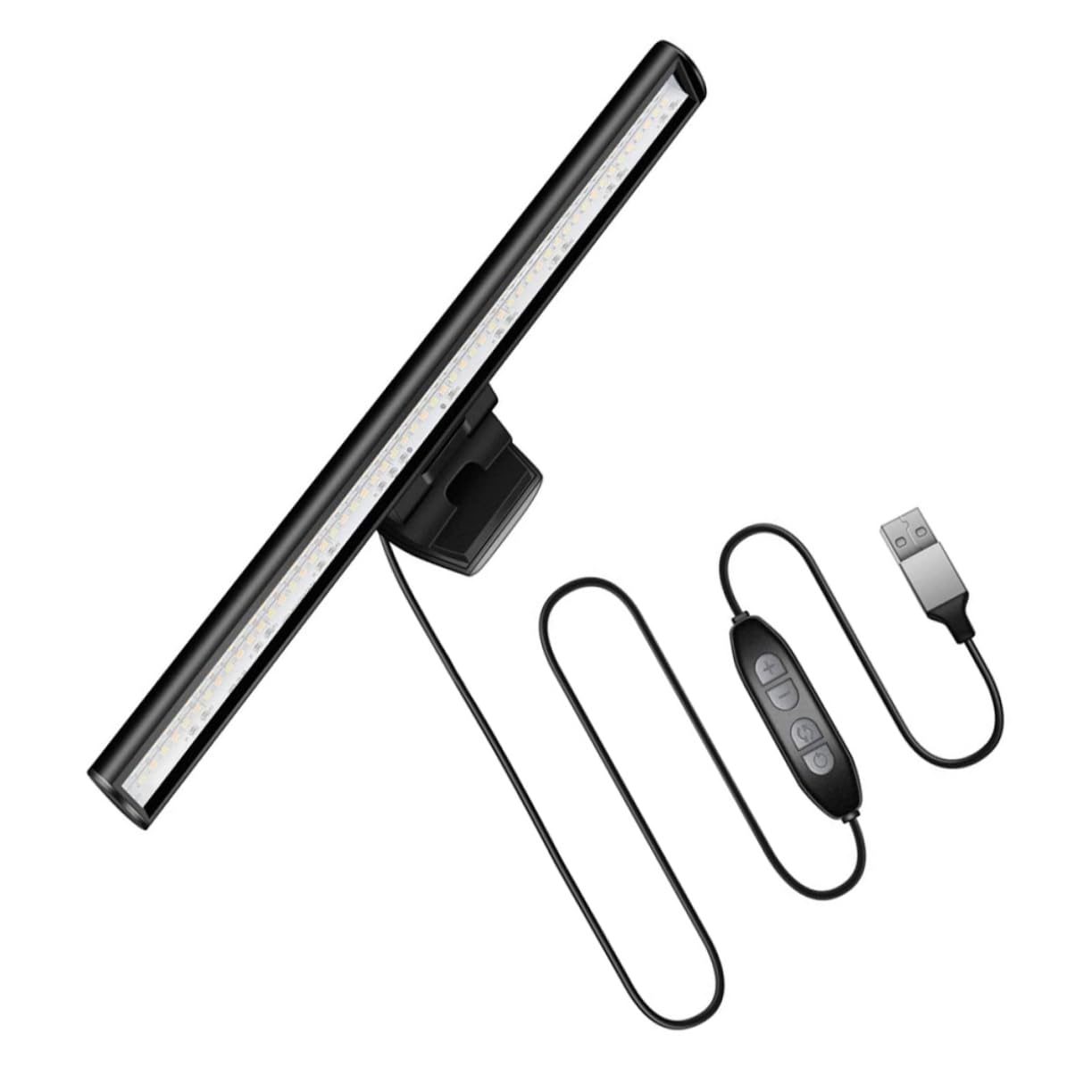 Mikikit Computer Monitor Hanging Light Led Screen Lighting Soft Bright 10 Brightness Levels Protect Your Eyes