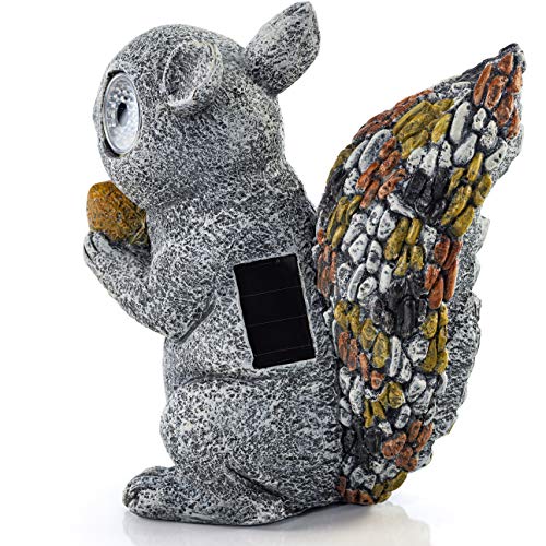 Vp Home Nutty Squirrel Solar Powered Led Outdoor Decor Garden Light Great Addition For Your Garden, Solar Powered Light Garden, Christmas Decorations Gifts For Outside Patio Lawn #TOP5
